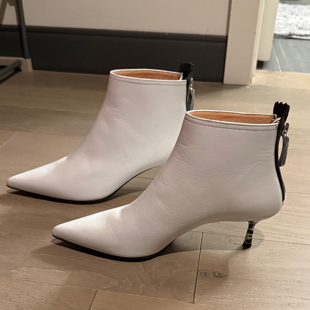 AGL White Ankle Boots - never worn